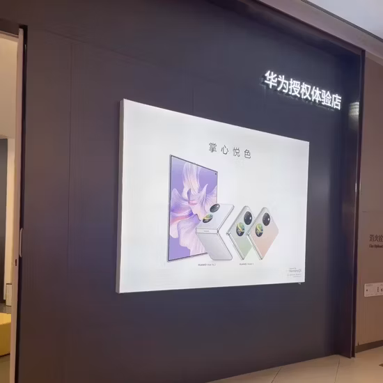 Signalisation numérique de contre-jour de bâti de mur LED pour l'intérieur d'affichage de la publicité