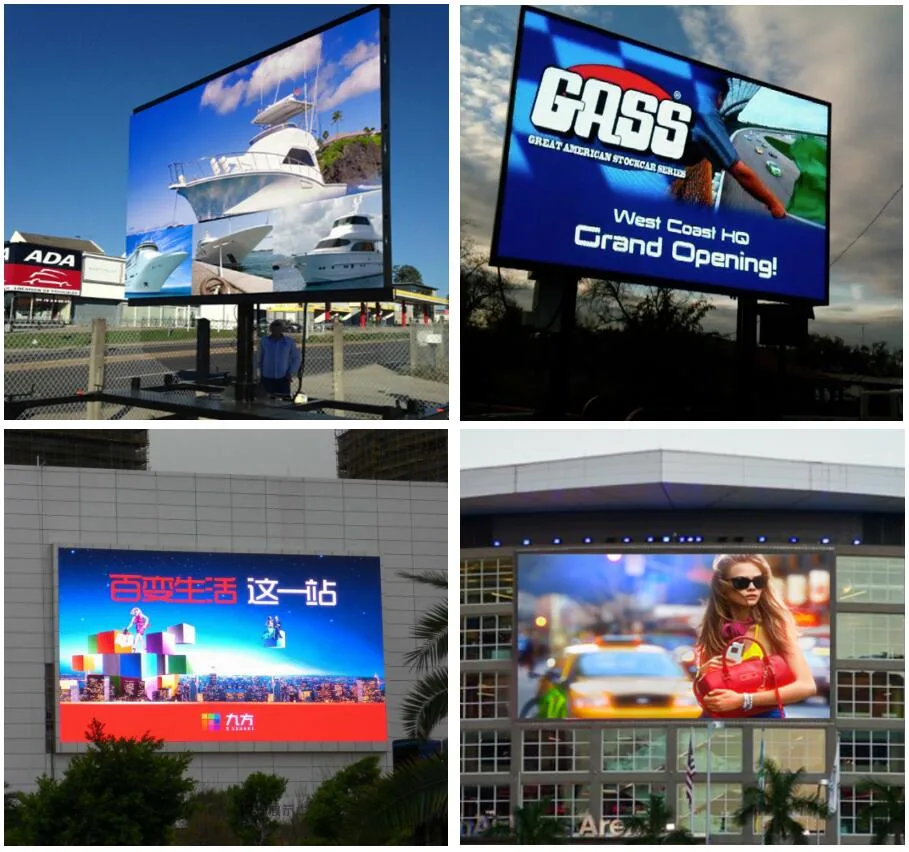 Outdoor P3.91 P4.81 P5.33 P6.67 P8 P10 Pixel Pitch 960X960 mm 7000 Nits High Refresh Rate LED Display Screen for Advertising Video Playing and Rental Events