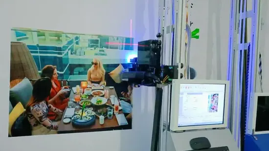 Nouveau modèle d'imprimante 3D UV verticale d'imprimante directe sur le mur pour l'impression directement sur le mur